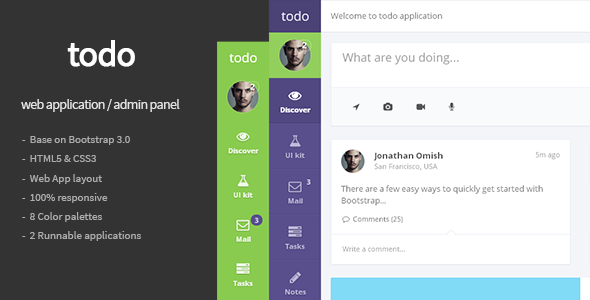 todo – Web Application and Admin Panel Template 1.2.0