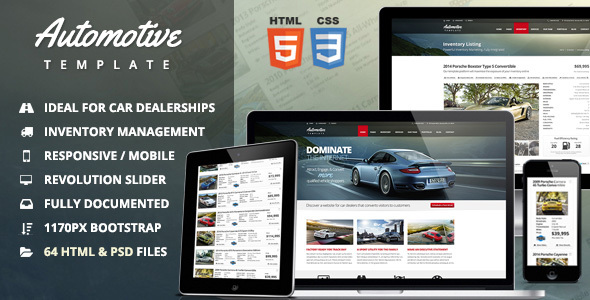 Automotive Car Dealership & Business HTML Template 1.0.0