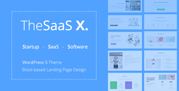 TheSaaS X – Responsive SaaS, Startup & Business WordPress Theme 1.0.0