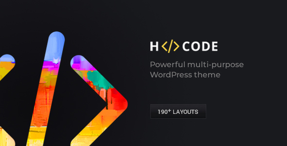 H-Code Responsive & Multipurpose WordPress Theme 1.0.0