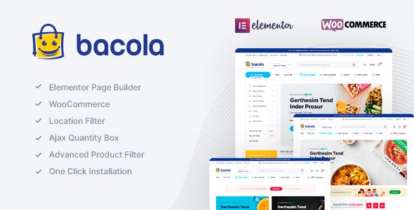Bacola 1.0.0 – Grocery Store and Food eCommerce Theme
