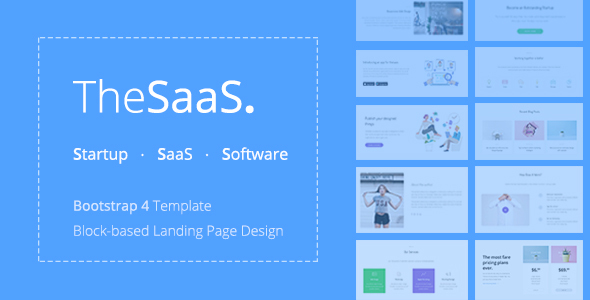 TheSaaS 1.0.0 – Responsive Bootstrap SaaS, Startup & WebApp Template