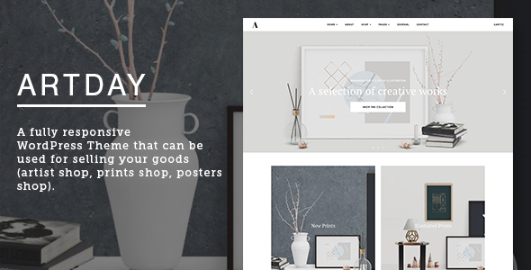 Artday – Creative Artist WordPress Shop 8.2