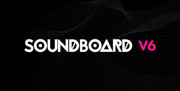 Soundboard 1.0.0 – a Premium Responsive Music WordPress Theme