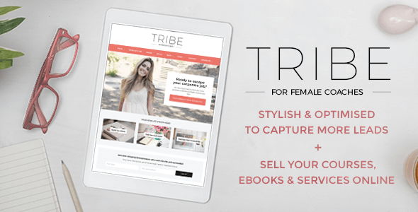 Tribe 1.0.0 – Feminine Coach WordPress Theme