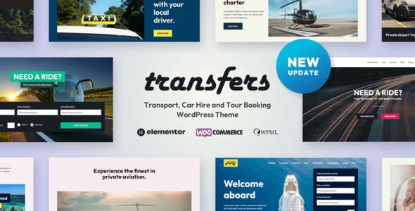 Transfers – Transport and Car Hire WordPress Theme 1.0.0