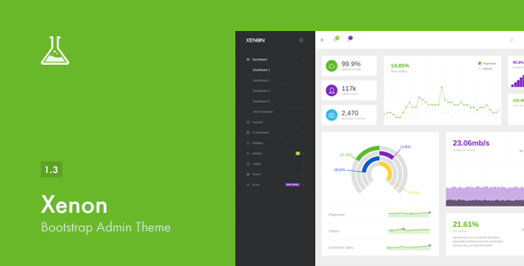 Xenon – Bootstrap Admin Theme with AngularJS 1.1
