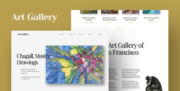 Arte 1.0.0 – Gallery & Museum WordPress Theme