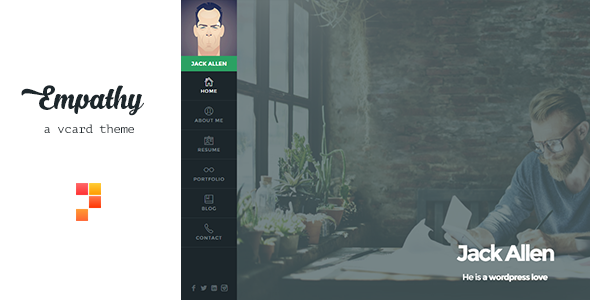 Empathy 1.0.0 – A vCard WordPress Theme