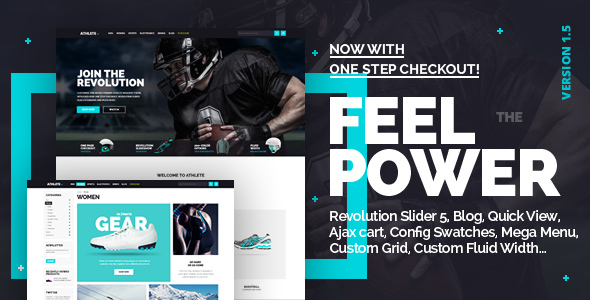 Athlete 1.5.3 – Fluid Responsive Magento Theme