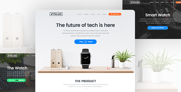 Single Product Landing Page WordPress Theme 1.0.0 – Proland