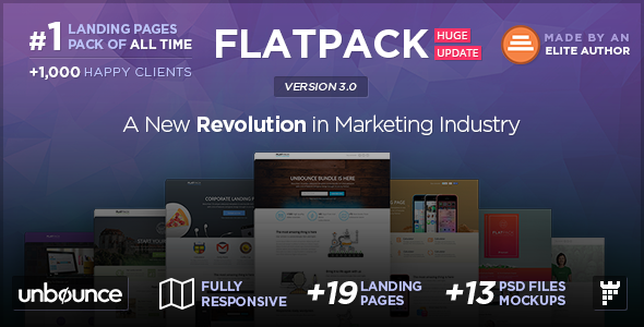 FLATPACK 3.0 – Multipurpose Unbounce Pack