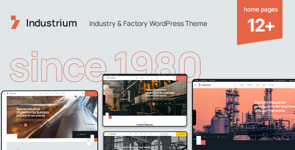 Industrium 10.1.0 – Industry & Factory WordPress Theme