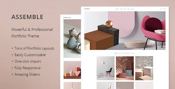 Assemble 1.0.0 – Portfolio WordPress Theme