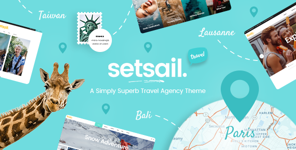 SetSail 2.2 – Travel Agency WordPress Theme
