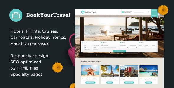 Book Your Travel – Online Booking HTML Template 1.0.0
