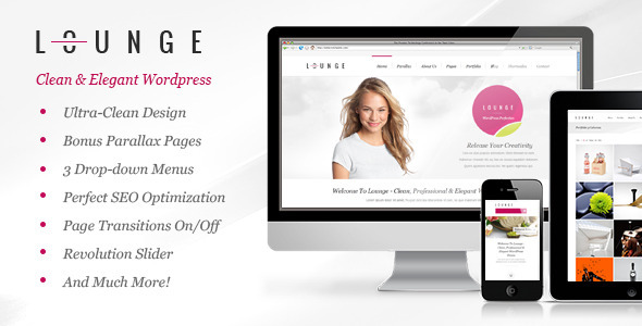 Lounge 2.3 – Clean Elegant WordPress Theme