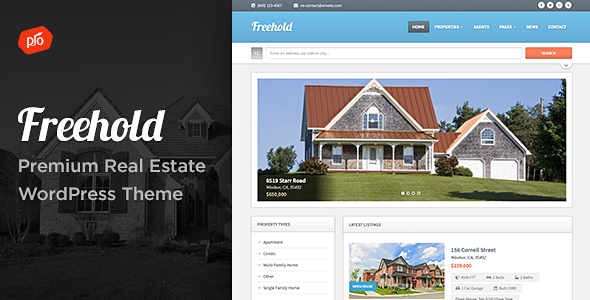 Freehold 1.0.0 – Responsive Real Estate WordPress Theme