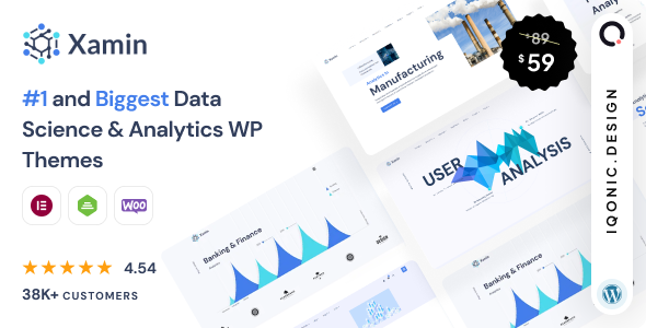 Xamin 1.0.0 – Professional Data Science & Analytics WordPress Theme