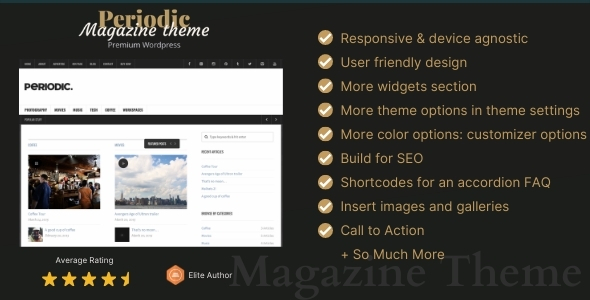 Periodic 4.0 – A Premium WordPress Magazine Theme