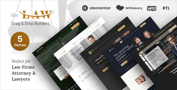 The Lawyer – Attorney WordPress Theme + RTL 1.0.0