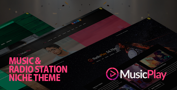 MusicPlay 16.0 – Music & DJ Responsive WordPress Theme
