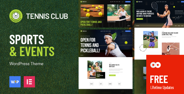 Tennis Club 1.0.0 – Sports Theme