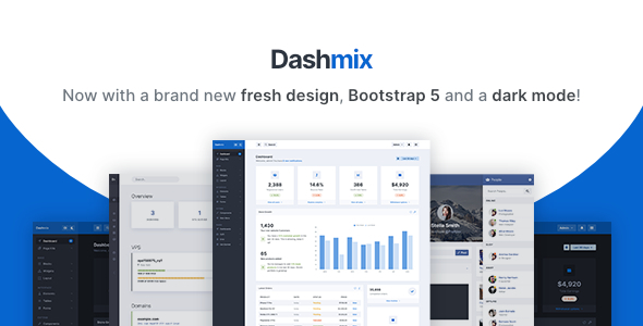 Dashmix 1.0.0 – Bootstrap 5 Admin Dashboard Template & Laravel 11 Starter Kit