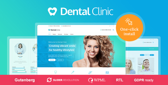 Medical and Dentist WordPress Theme – Dental Clinic 1.0.0