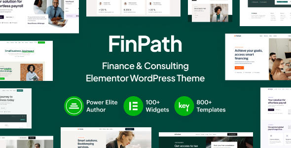 FinPath 7.4 – Finance & Consulting Elementor WordPress Theme