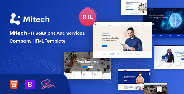 Mitech 1.0.0 – IT Solutions And Services Company HTML Template