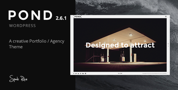 Pond 2.5 – Creative Portfolio / Agency WordPress Theme