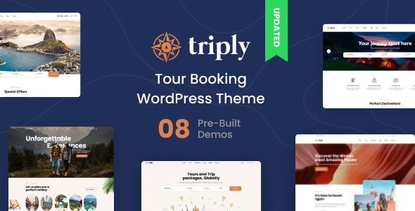 Triply 1.0.0 – Tour Booking WordPress Theme