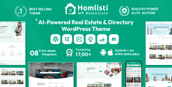Homlisti 1.0.0 – Real Estate WordPress Theme + RTL