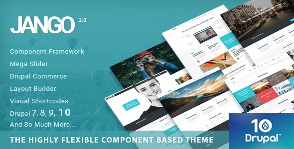 Jango 1.0.0 – Drupal 10 9 8 7 Multipurpose Commerce Theme