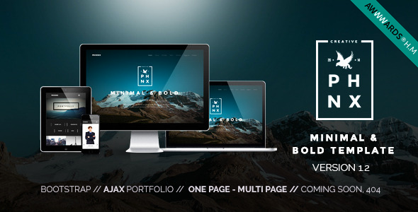 Phoenix 1.0.0 – Minimal Multipurpose Portfolio
