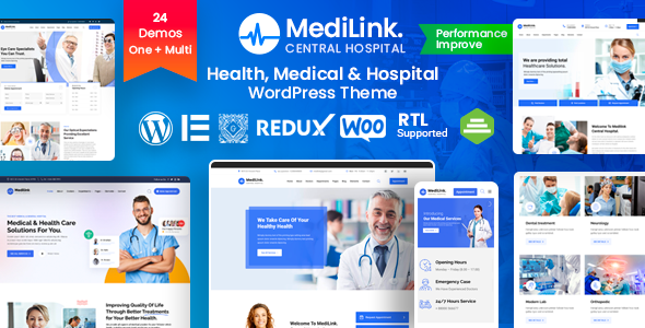 Medilink 1.0.0 – Health & Medical WordPress Theme