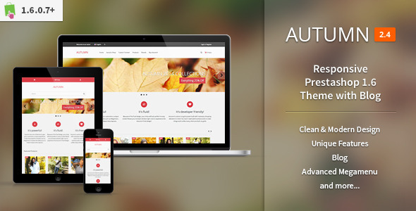 Autumn 1.6 – Responsive Prestashop Theme with Blog
