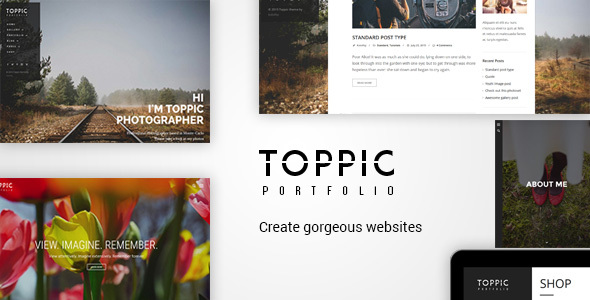 TopPic 3.0 – Portfolio Photography Theme