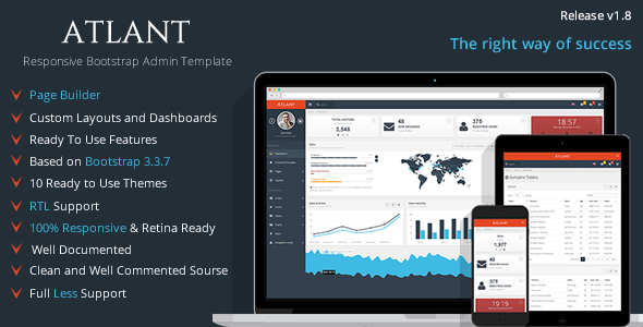 Atlant 1.0.0 – Bootstrap Admin Template