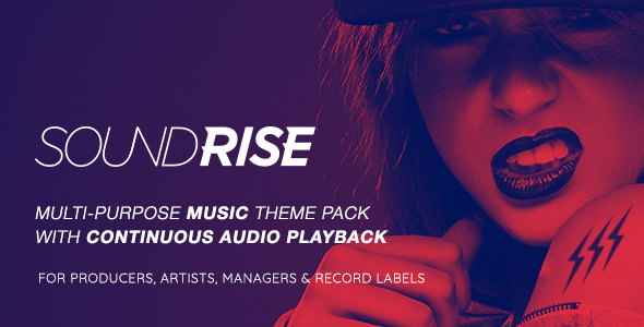 SoundRise 1.0.0 – Artists, Producers and Record Labels WordPress Theme