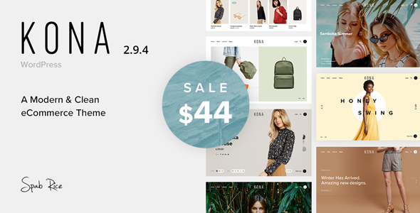Kona 2.5 – Modern & Clean eCommerce WordPress Theme