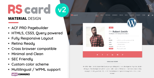 Resume & CV WordPress Theme 1.0.0