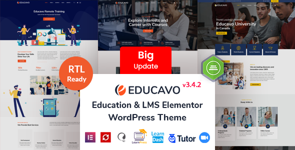 Educavo – Education WordPress Theme 1.0.0