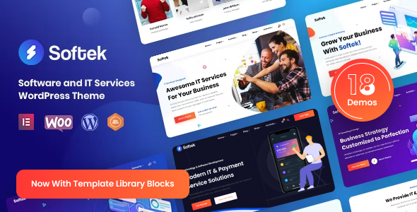 Softek – Software & IT Solutions WordPress Theme 3.0