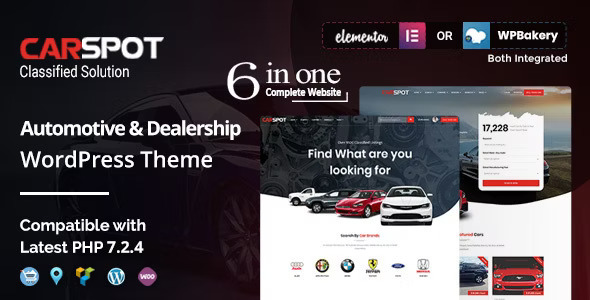 CarSpot 1.0.0 – Dealership WordPress Classified Theme