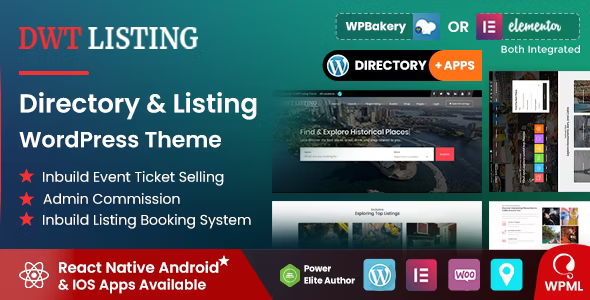 DWT 6.9 – Directory & Listing WordPress Theme