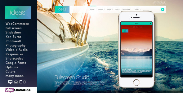 Ideas 1.1 – Photography Theme for WordPress