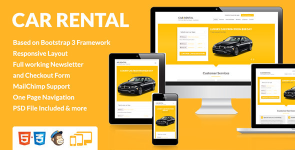 Car Rental Landing Page 1.0.0