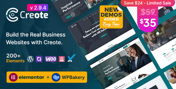 Creote 1.0 – Corporate & Consulting Business WordPress Theme